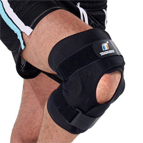 4XL Hinged Knee Brace for Big Thighs,TIMTAKBO Knee Support,Compression Neoprene