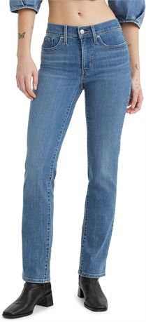 25Wx32L Levi's Womens 314 Shaping Straight Jeans