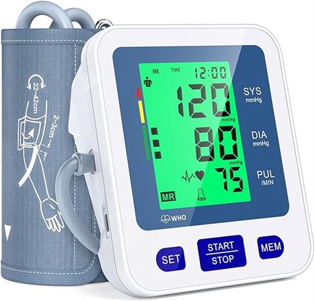 Blood Pressure Monitor for Home Use, Automatic Blood Pressure Machine