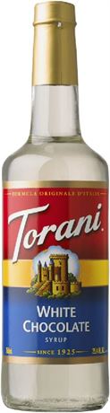 Torani White Chocolate (Chocolate Bianco) Flavour Syrup 750 Milliliter