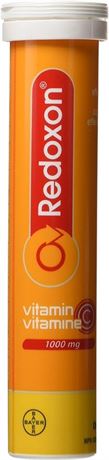 REDOXON Vitamin C-Orange Effervescent Tablets, 15-Count