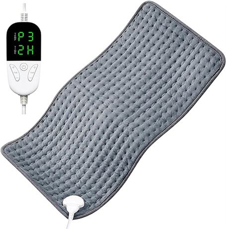 Heating Pad, 33.4'' x 17.7'' Electric Heating Pad for Dry & Moist Heat