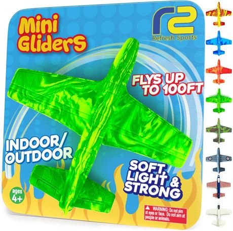 Foam Airplanes - Kids Stocking Stuffers for All Ages 4 5 6 7 8 9 10 11