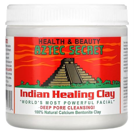 Aztec Secret, Indian Healing Clay, 1 lb (454 g) EXP 2026