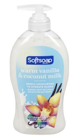 332ml Softsoap Warm Vanilla And Coconut Mild Scented Hand Soap