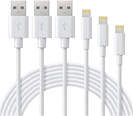 iPhone Charger Cable, 3 Pack 3ft 6ft 10ft