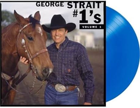 George Straits #1s Volume 1 - Exclusive Limited Edition Blue Colored Vinyl LP