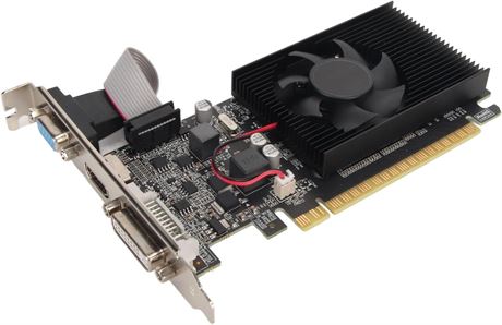 Graphics Card, GT 610 1GB 64 Bit DDR3 Game Graphics Card, Support PCI Express