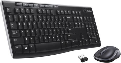 Logitech MK270 Wireless Keyboard for Windows, 2.4 GHz Wireless