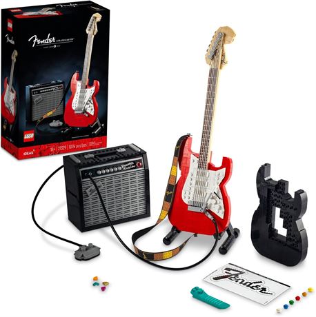 LEGO Ideas Fender Stratocaster 21329 DIY Guitar Model Building Set for Music