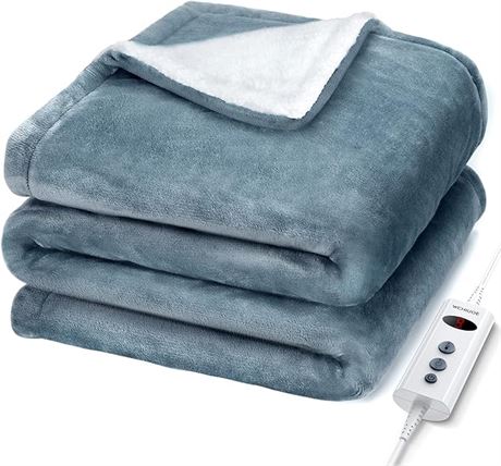 Wchiuoe Heated Blanket, 10 Heating Levels