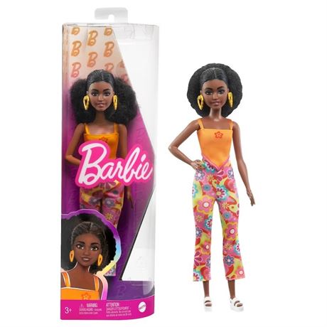 Barbie® Doll,  Curly Black Hair and Petite Body Type, Fashionistas