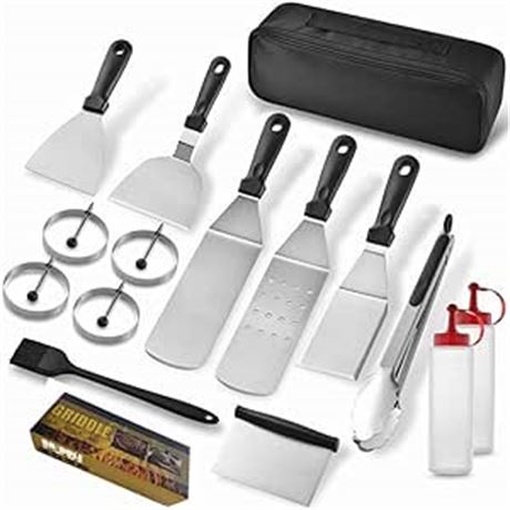 Griddle Accessories Kit-Stainless Steel Griddle Tools Set