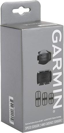 Garmin Speed Sensor 2 and Cadence Sensor 2 Bundle, Bike Sensors to Monitor Speed