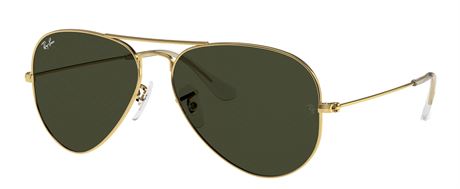 Size XL 140mm RAY-BAN RB3025 AVIATOR CLASSIC Green Gold