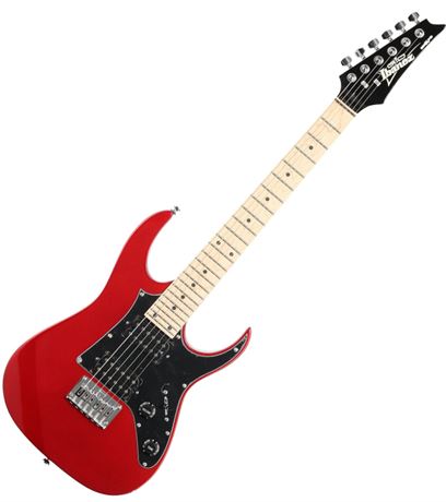 Ibanez GRGM21M-CA Electric Guitar Mikro Candy Apple Red