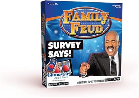 Family FEUD Survey Says Edition Card Game, Complete with Hundreds of Survey Que