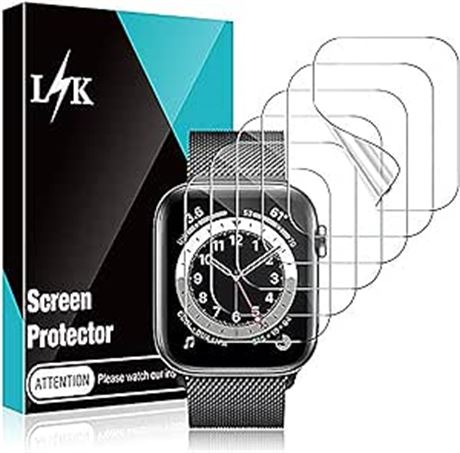 8 pack TPU Screen Protector for Apple Watch Series 9 8 7 41mm