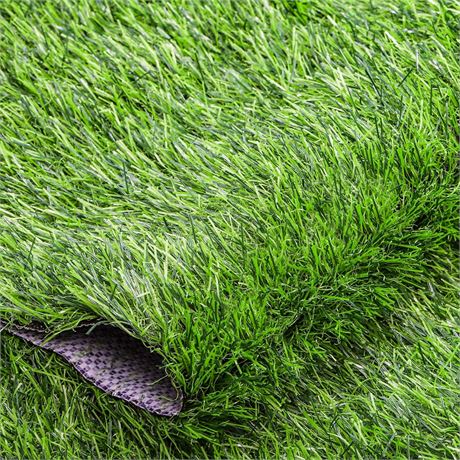 Fasmov Green Artificial Grass Rug Grass Carpet Rug, 3.2' x 6.5' (ft)