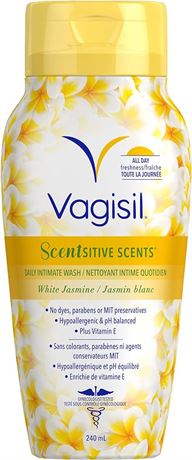 Vagisil Feminine Wash for Intimate Areas and Sensitive Skin, Scentsitive Scents