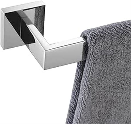 KOKOSIRI 12-Inch Single Towel Bar Polished Chrome