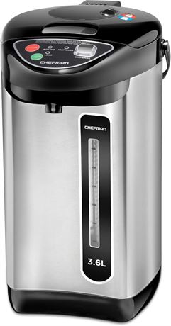 Chefman Electric Hot Water Pot Urn w/Auto & Manual Dispense Buttons