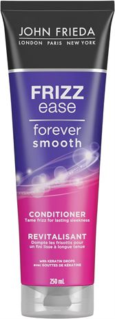 250ml John Frieda Frizz Ease Forever Smooth Conditioner with Anti-Frizz Immunity