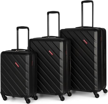Swiss Mobility AHB Collection 3 Piece Hard Shell Luggage Set