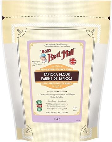 Bobs Red Mill Tapioca Flour, 454 g (Pack of 1)