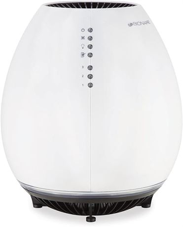 Bionaire Permanent HEPA Air Purifier with Night Light, White