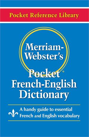 Merriam-Webster’s Pocket French-English Dictionary Flexibound