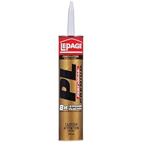 295ml LePage PL Premium Fast Grab Construction Adhesive