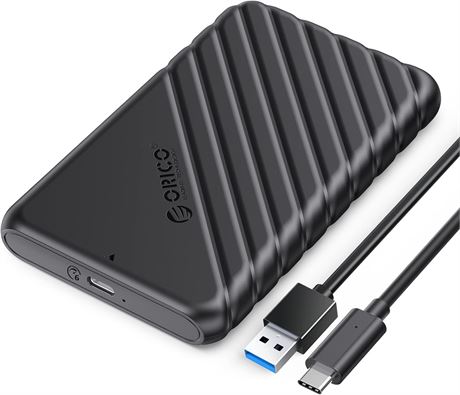 ORICO 2.5 inch USB C Hard Drive Enclosure USB 3.1 to SATA III