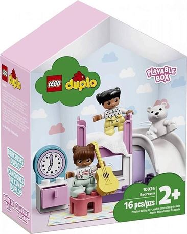 LEGO DUPLO Town Bedroom 10926 Kids’ Pretend Play Set, Developmental Toddler Toy