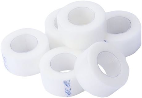 SUPVOX 6 Rolls Breathable medical tape sensitive skin tape waterproof adhesive