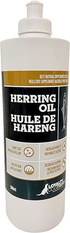 500 ml , Loyalty Dog Treats, Canadian Herring Oil