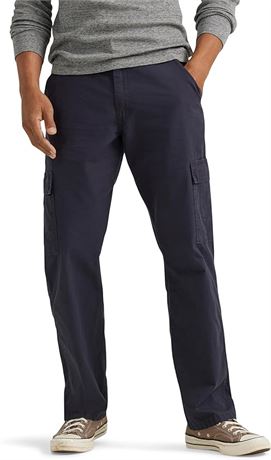 38W X 32L - Wrangler Mens Classic Twill Relaxed Fit Cargo Pant