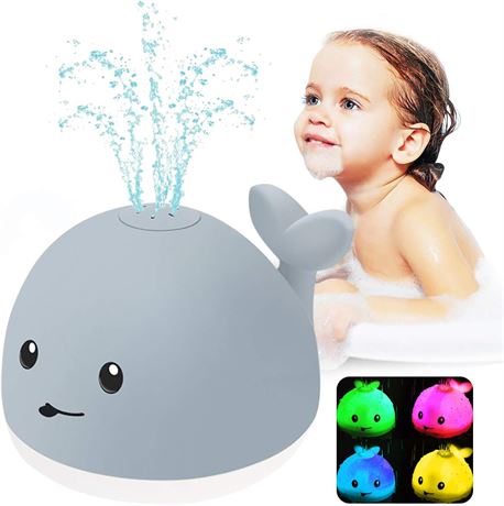 Upgraded Baby Bath Toys, 1200 mAh Rechargeable Bath Toys with Double Layer