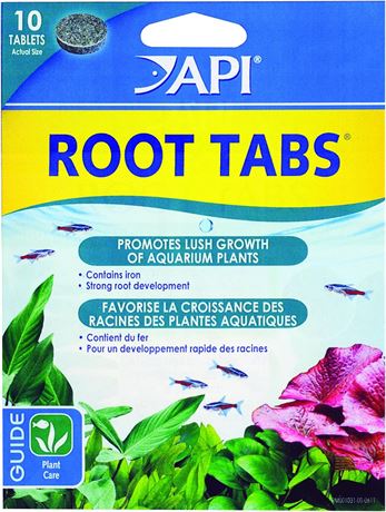 API ROOT TABS Freshwater Aquarium Plant Fertilizer 0.4-Ounce 10-Count Box