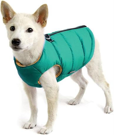 MED - Gooby Padded Vest - Solid Turquoise