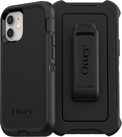 OtterBox Defender Series SCREENLESS Case Case for iPhone 12 Mini - Black