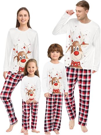 XL - DOUUCO Christmas Family Pajamas Matching Set Family Christmas Pyjama