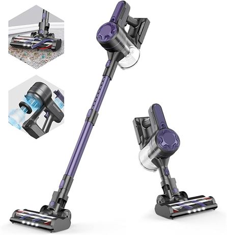 ZOKER Stick Vacuum, Cordless Vacuum with 5 Stages High Efficiency Filtration