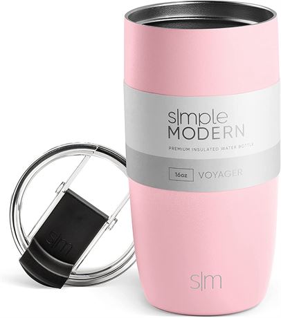 Simple Modern Travel Coffee Mug Tumbler with Flip Lid | Insulated Stainless Stee