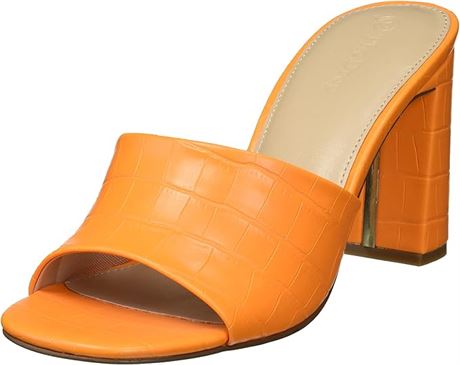 US: 6.5 The Drop Women's Pattie High Block-Heeled Mule Sandal