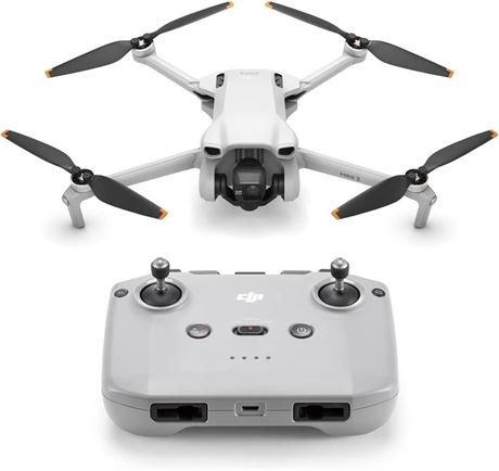 DJI Mini 3 – Lightweight and Foldable Mini Camera Drone with 4K HDR Video, 38-mi