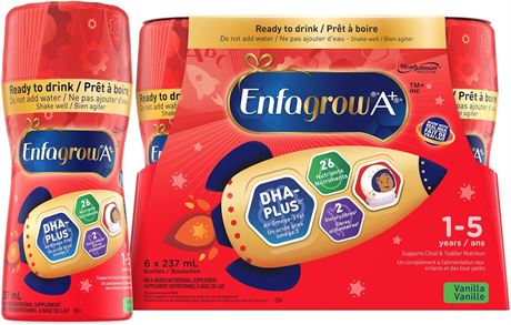 Enfagrow A+, Child & Toddler Nutritional Drink | 237ml x 6 count