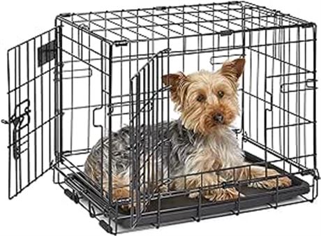 Dog Crate | MidWest iCrate XXS Double Door Folding Metal Dog Crate
