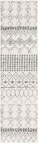 2' x 19', Ivory & Grey - SAFAVIEH Tulum Collection Runner Rug