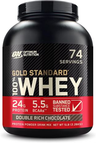 Optimum Nutrition Gold Standard 100% Whey Protein Powder (Packaging May Vary)